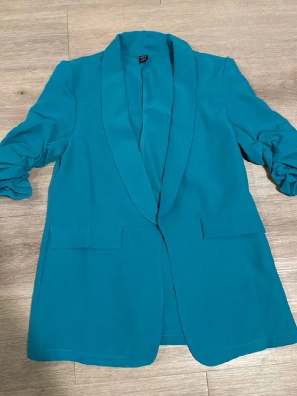 SHEIN Teal Open Blazer M